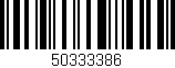Código de barras (EAN, GTIN, SKU, ISBN): '50333386'