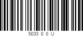 Código de barras (EAN, GTIN, SKU, ISBN): '5033_0_0_U'