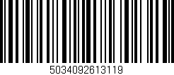 Código de barras (EAN, GTIN, SKU, ISBN): '5034092613119'