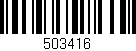 Código de barras (EAN, GTIN, SKU, ISBN): '503416'