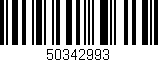 Código de barras (EAN, GTIN, SKU, ISBN): '50342993'