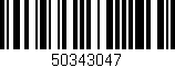 Código de barras (EAN, GTIN, SKU, ISBN): '50343047'