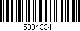 Código de barras (EAN, GTIN, SKU, ISBN): '50343341'