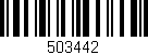 Código de barras (EAN, GTIN, SKU, ISBN): '503442'