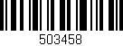 Código de barras (EAN, GTIN, SKU, ISBN): '503458'