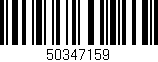 Código de barras (EAN, GTIN, SKU, ISBN): '50347159'