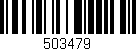 Código de barras (EAN, GTIN, SKU, ISBN): '503479'