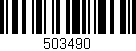 Código de barras (EAN, GTIN, SKU, ISBN): '503490'