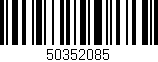 Código de barras (EAN, GTIN, SKU, ISBN): '50352085'