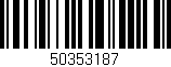 Código de barras (EAN, GTIN, SKU, ISBN): '50353187'