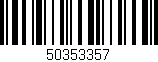 Código de barras (EAN, GTIN, SKU, ISBN): '50353357'