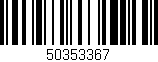 Código de barras (EAN, GTIN, SKU, ISBN): '50353367'
