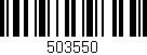 Código de barras (EAN, GTIN, SKU, ISBN): '503550'