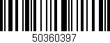 Código de barras (EAN, GTIN, SKU, ISBN): '50360397'