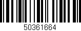 Código de barras (EAN, GTIN, SKU, ISBN): '50361664'