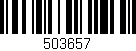 Código de barras (EAN, GTIN, SKU, ISBN): '503657'