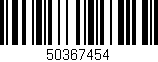 Código de barras (EAN, GTIN, SKU, ISBN): '50367454'
