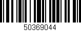 Código de barras (EAN, GTIN, SKU, ISBN): '50369044'