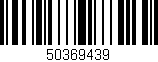 Código de barras (EAN, GTIN, SKU, ISBN): '50369439'
