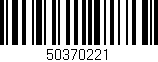 Código de barras (EAN, GTIN, SKU, ISBN): '50370221'