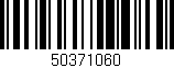 Código de barras (EAN, GTIN, SKU, ISBN): '50371060'