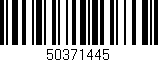 Código de barras (EAN, GTIN, SKU, ISBN): '50371445'