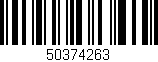 Código de barras (EAN, GTIN, SKU, ISBN): '50374263'