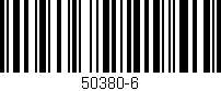 Código de barras (EAN, GTIN, SKU, ISBN): '50380-6'