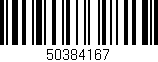 Código de barras (EAN, GTIN, SKU, ISBN): '50384167'