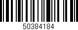 Código de barras (EAN, GTIN, SKU, ISBN): '50384184'