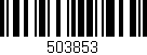 Código de barras (EAN, GTIN, SKU, ISBN): '503853'