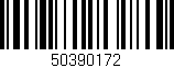 Código de barras (EAN, GTIN, SKU, ISBN): '50390172'