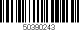 Código de barras (EAN, GTIN, SKU, ISBN): '50390243'