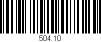 Código de barras (EAN, GTIN, SKU, ISBN): '504.10'