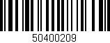 Código de barras (EAN, GTIN, SKU, ISBN): '50400209'