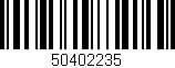 Código de barras (EAN, GTIN, SKU, ISBN): '50402235'