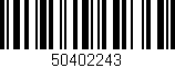 Código de barras (EAN, GTIN, SKU, ISBN): '50402243'