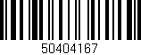 Código de barras (EAN, GTIN, SKU, ISBN): '50404167'