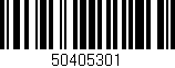 Código de barras (EAN, GTIN, SKU, ISBN): '50405301'