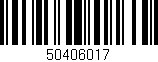 Código de barras (EAN, GTIN, SKU, ISBN): '50406017'
