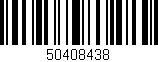 Código de barras (EAN, GTIN, SKU, ISBN): '50408438'