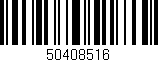 Código de barras (EAN, GTIN, SKU, ISBN): '50408516'