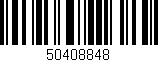 Código de barras (EAN, GTIN, SKU, ISBN): '50408848'