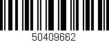 Código de barras (EAN, GTIN, SKU, ISBN): '50409662'