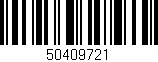 Código de barras (EAN, GTIN, SKU, ISBN): '50409721'