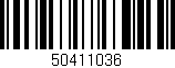 Código de barras (EAN, GTIN, SKU, ISBN): '50411036'