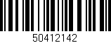 Código de barras (EAN, GTIN, SKU, ISBN): '50412142'