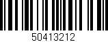 Código de barras (EAN, GTIN, SKU, ISBN): '50413212'