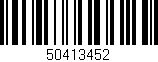 Código de barras (EAN, GTIN, SKU, ISBN): '50413452'
