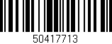Código de barras (EAN, GTIN, SKU, ISBN): '50417713'